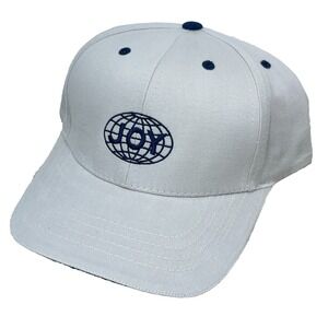 Vintage Joy Global Hat Cap Coal Mining ‎ Strap Back Gray Blue Twill Adjustable